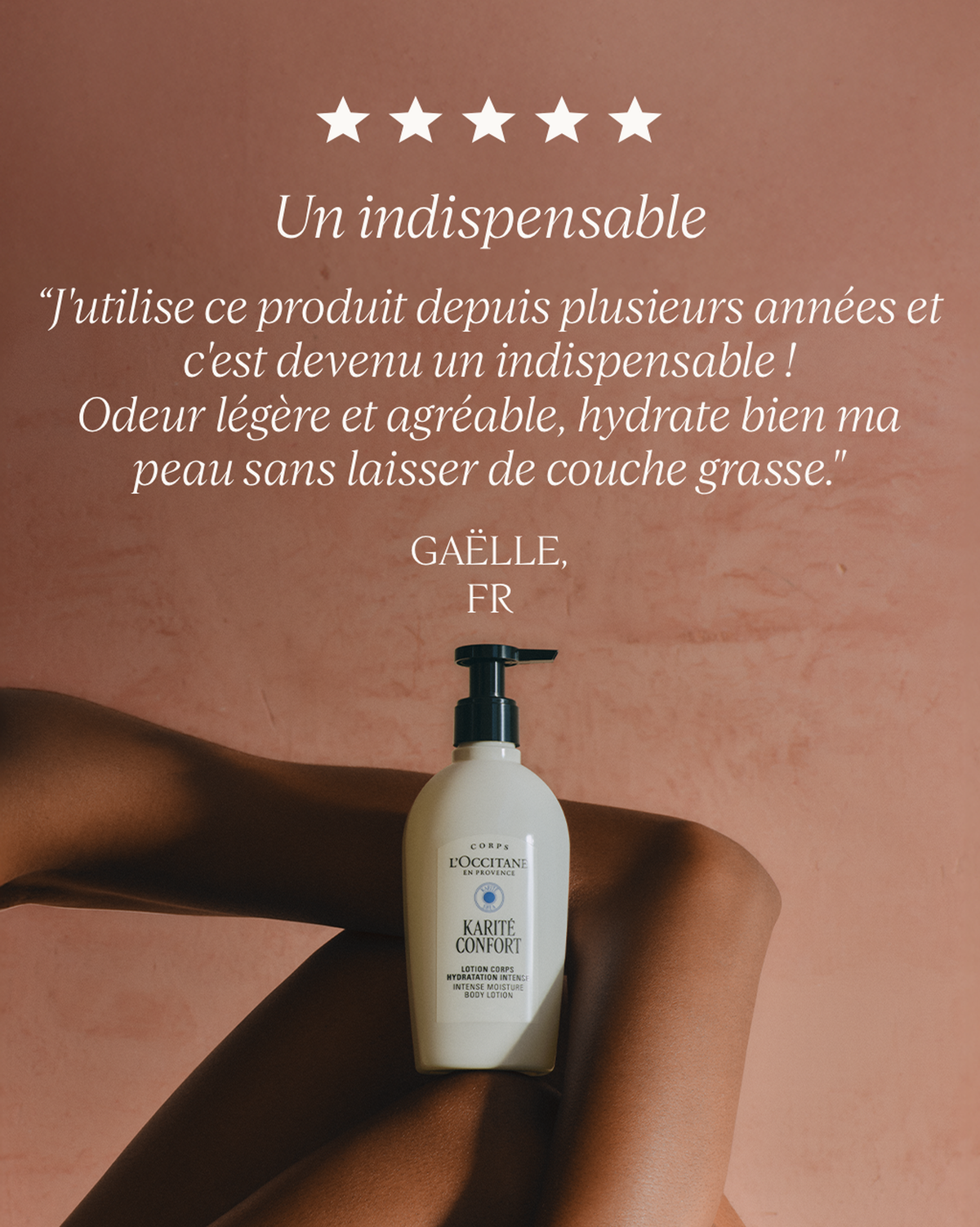 Lait Corps Hydratation Intense Karité