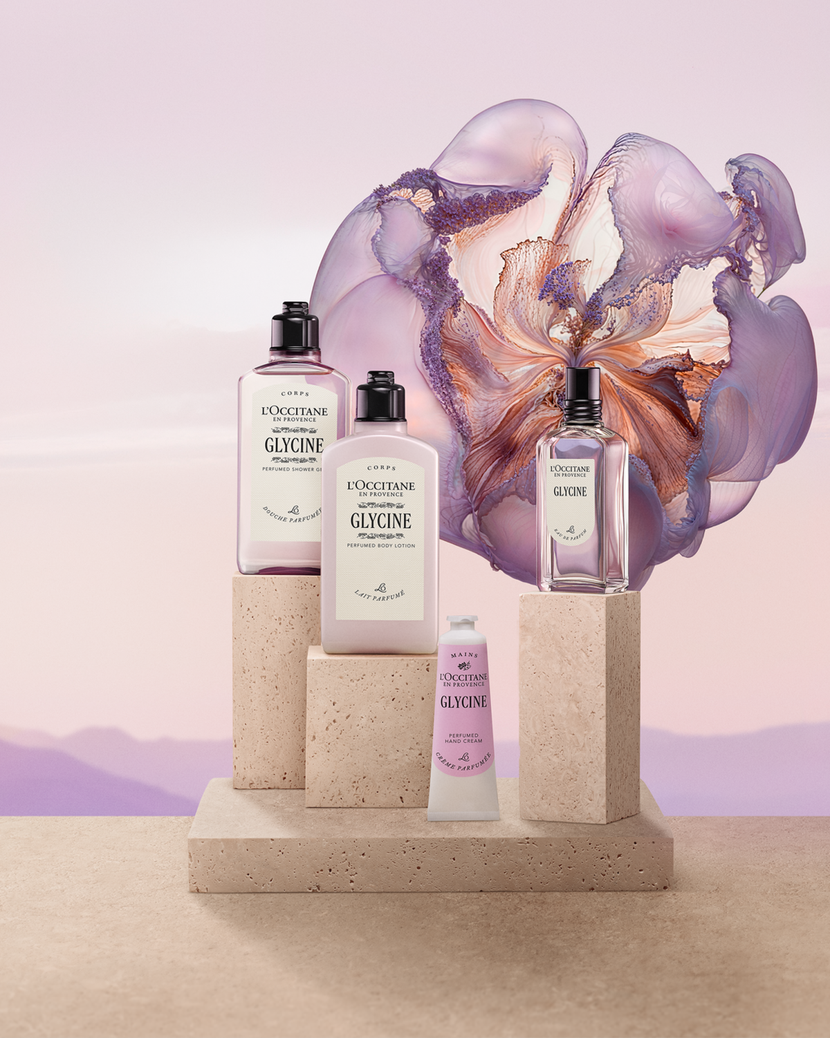 Gel Douche parfumé Glycine