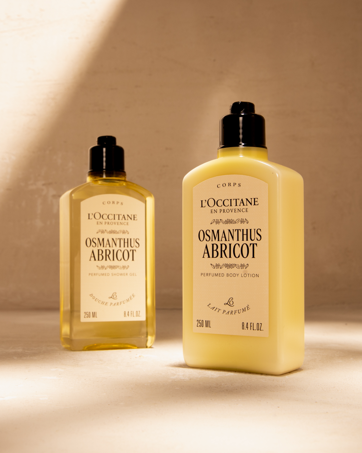 Lait Corps parfumé Osmanthus Abricot