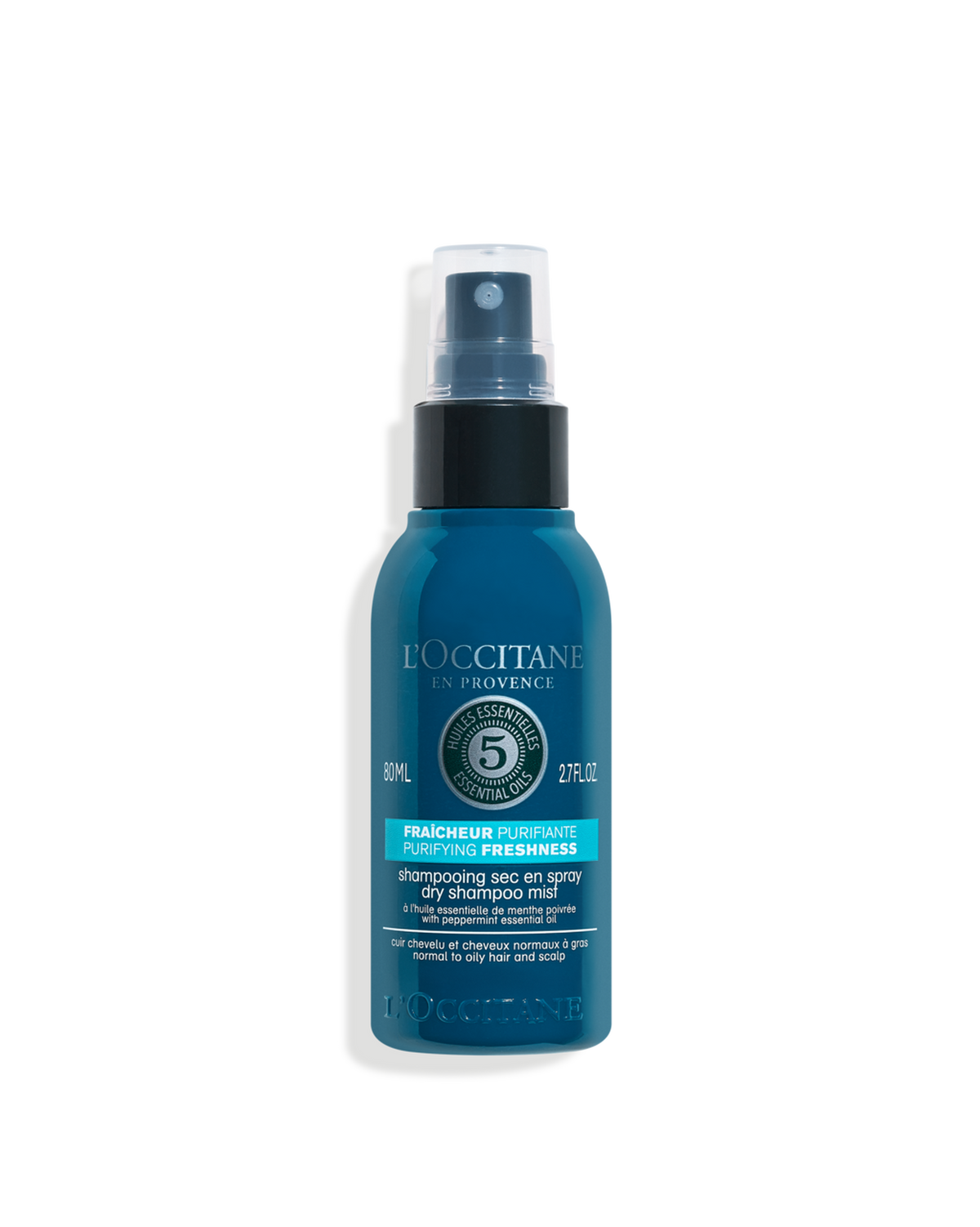 Shampooing Sec en Spray Fraîcheur Purifiante