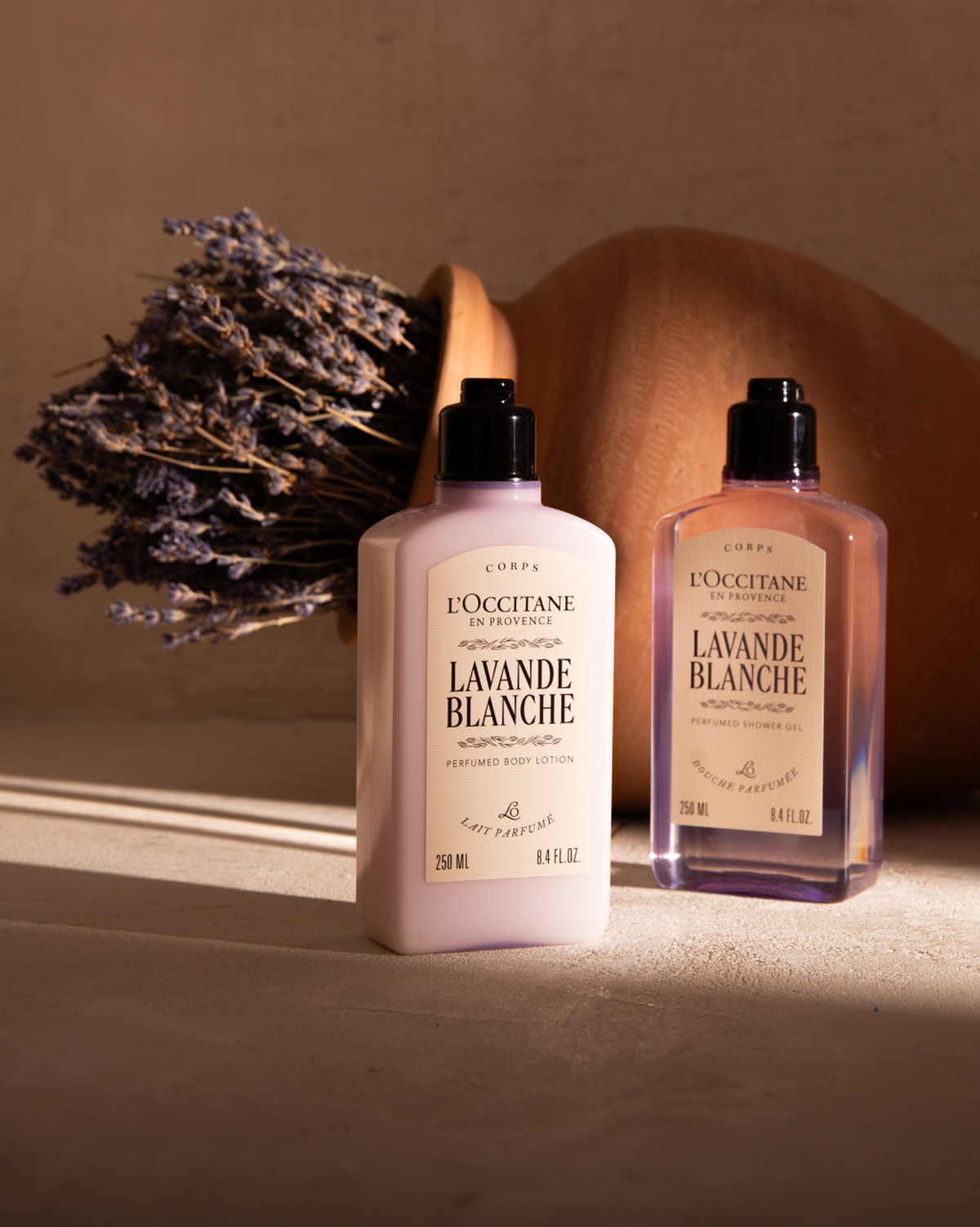 Gel Douche parfumé Lavande Blanche