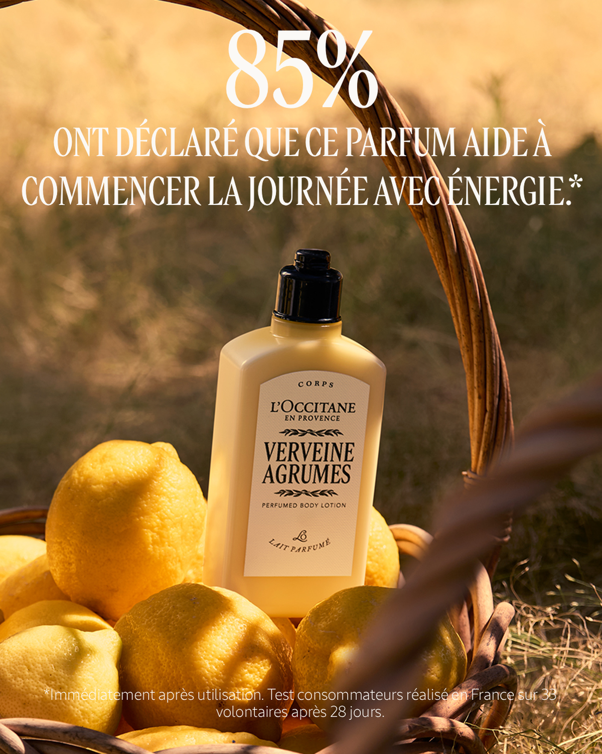 Lait Corps parfumé Verveine Agrumes