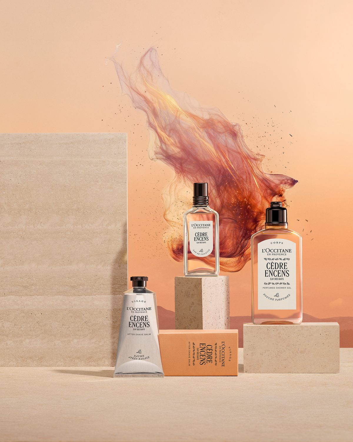 Baume Après-Rasage Cèdre Encens (Eau des Baux)