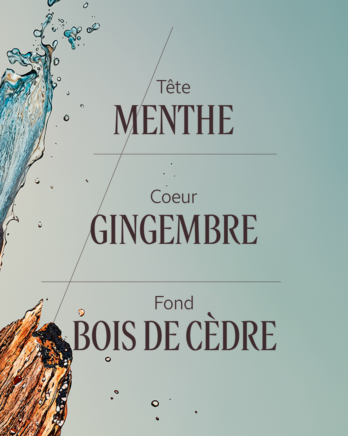 Eau de toilette Cèdre Gingembre (Cap Cédrat)