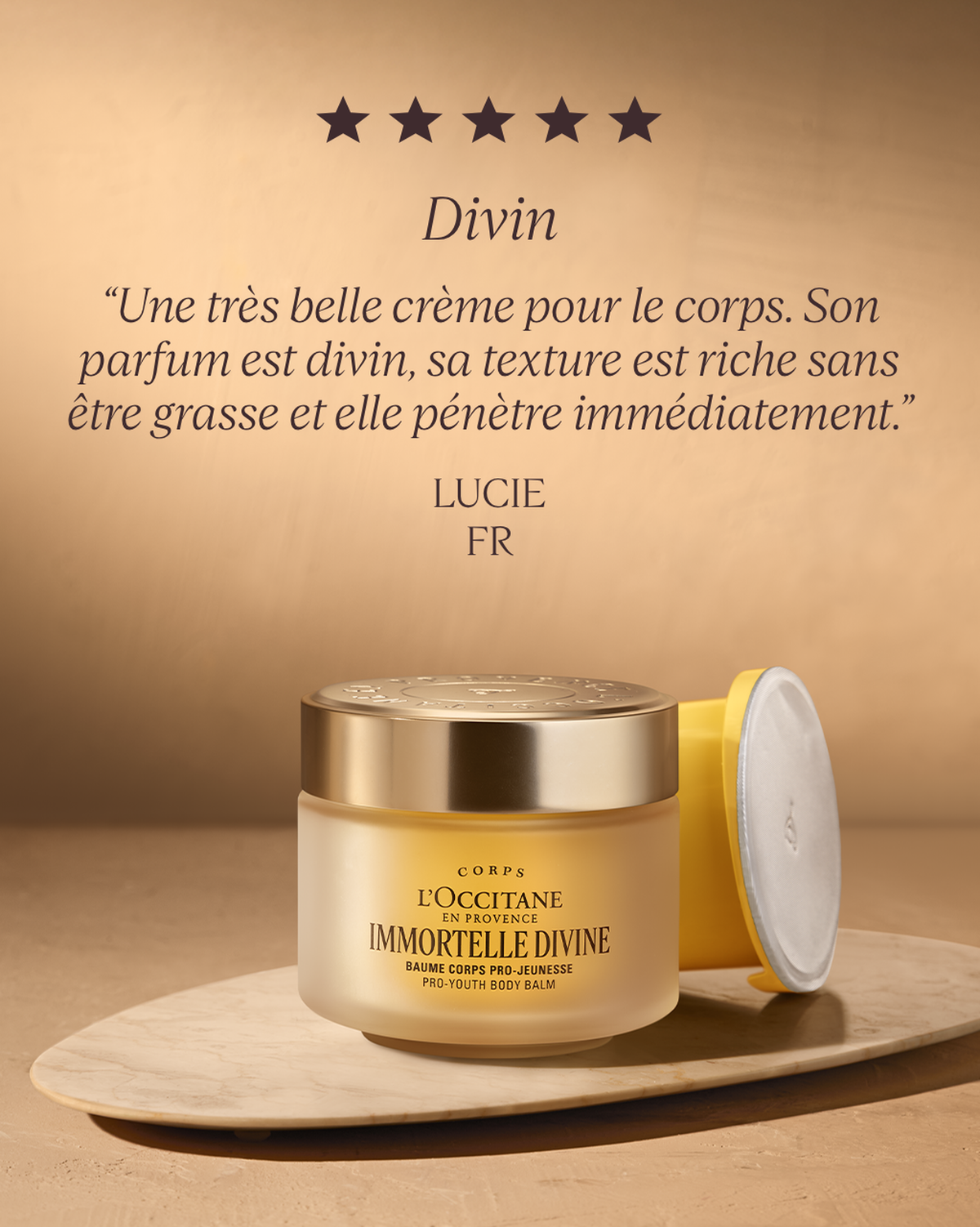 Baume Corps Pro-Jeunesse Immortelle Divine