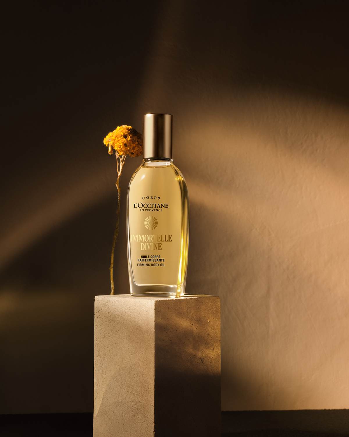 Huile Corps Raffermissante Immortelle Divine