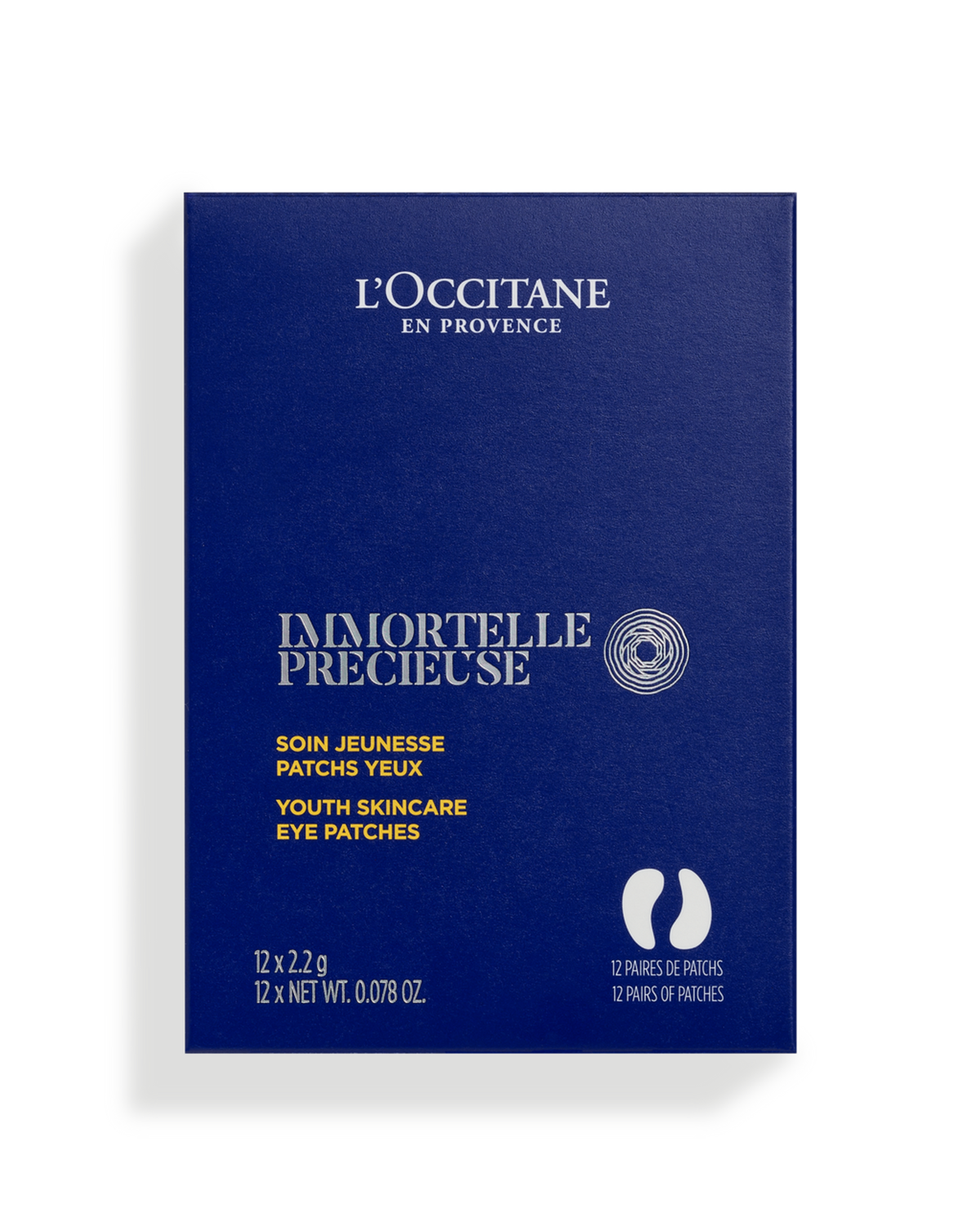 Patchs Yeux Soin Jeunesse proactif Immortelle Précieuse