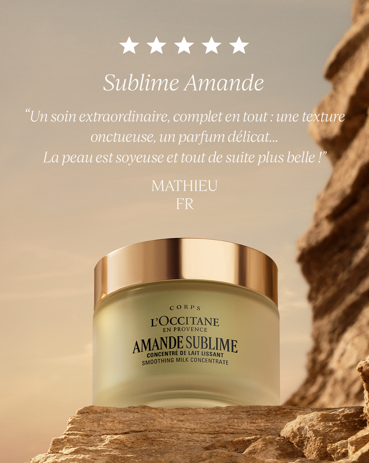 Concentré de Lait Lissant Amande