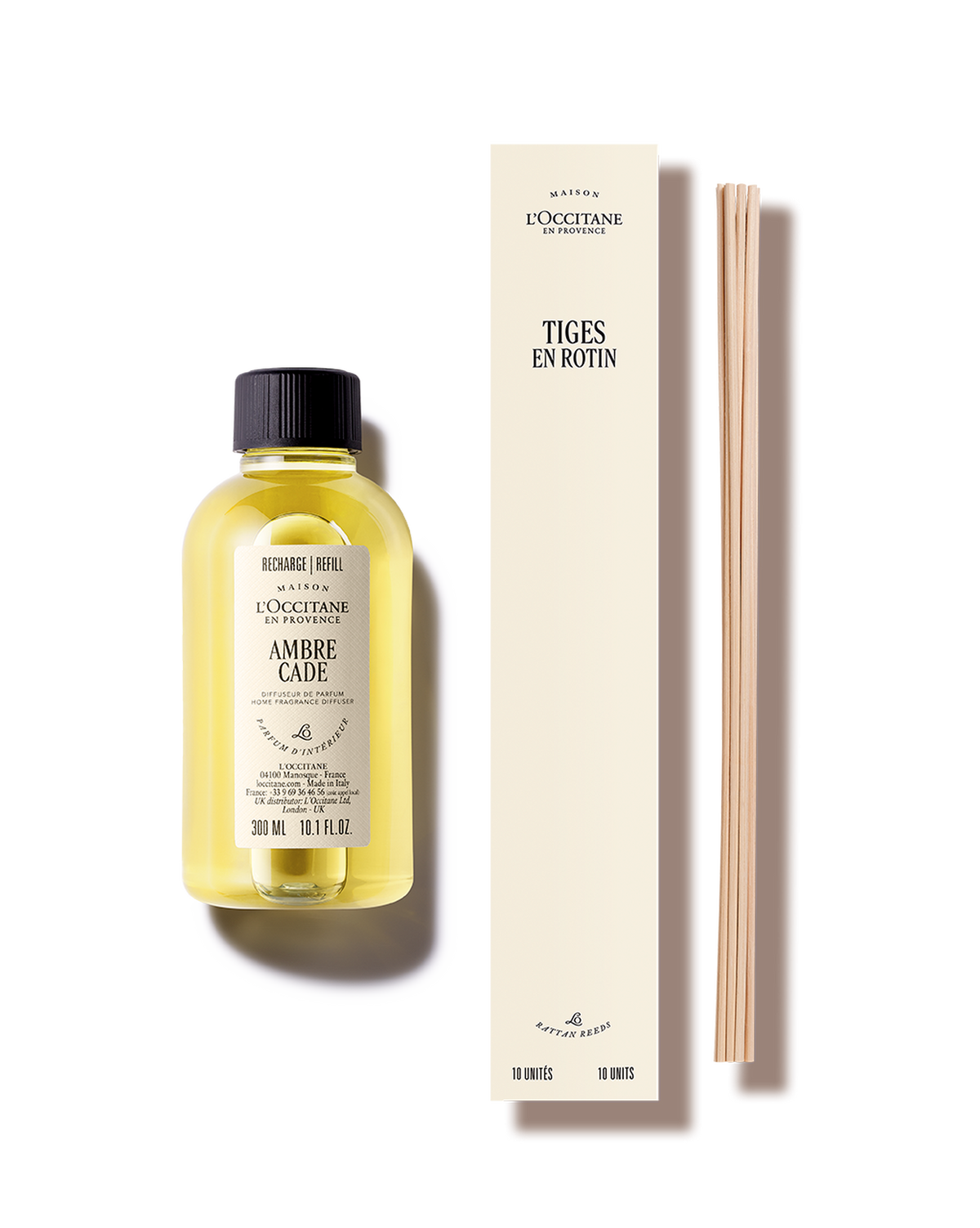 Recharge Diffuseur de parfum d'intérieur Ambre Cade