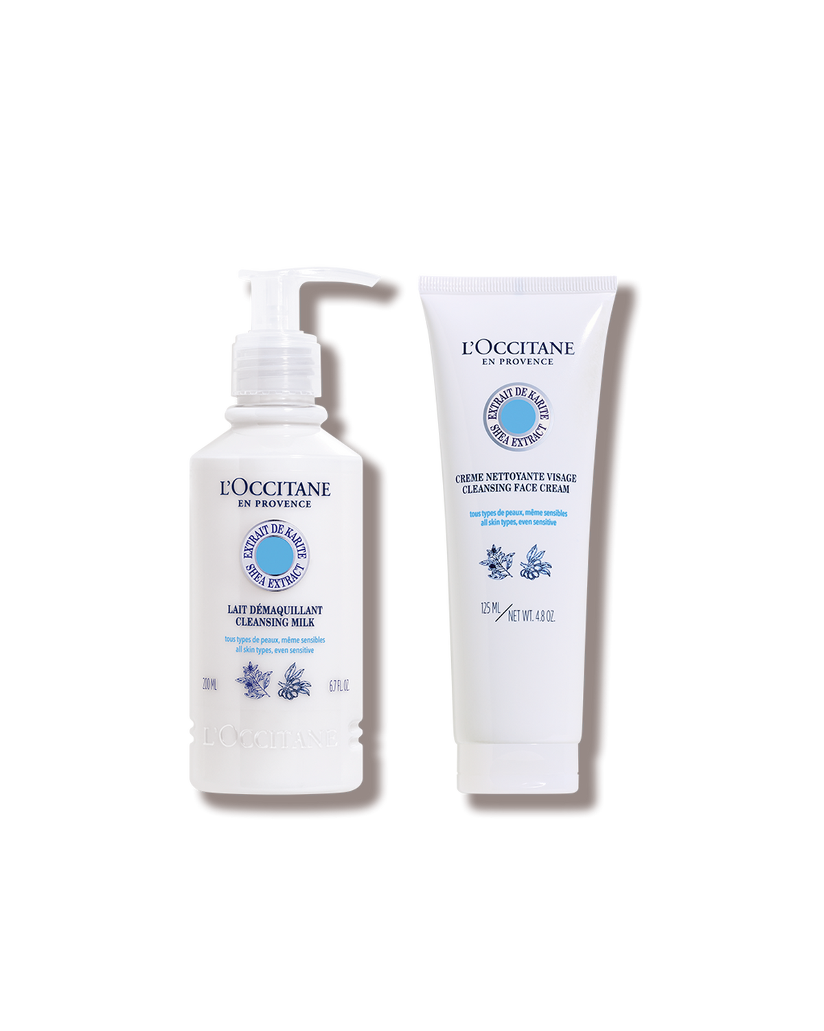 Duo Nettoyant & Démaquillant Visage Karité