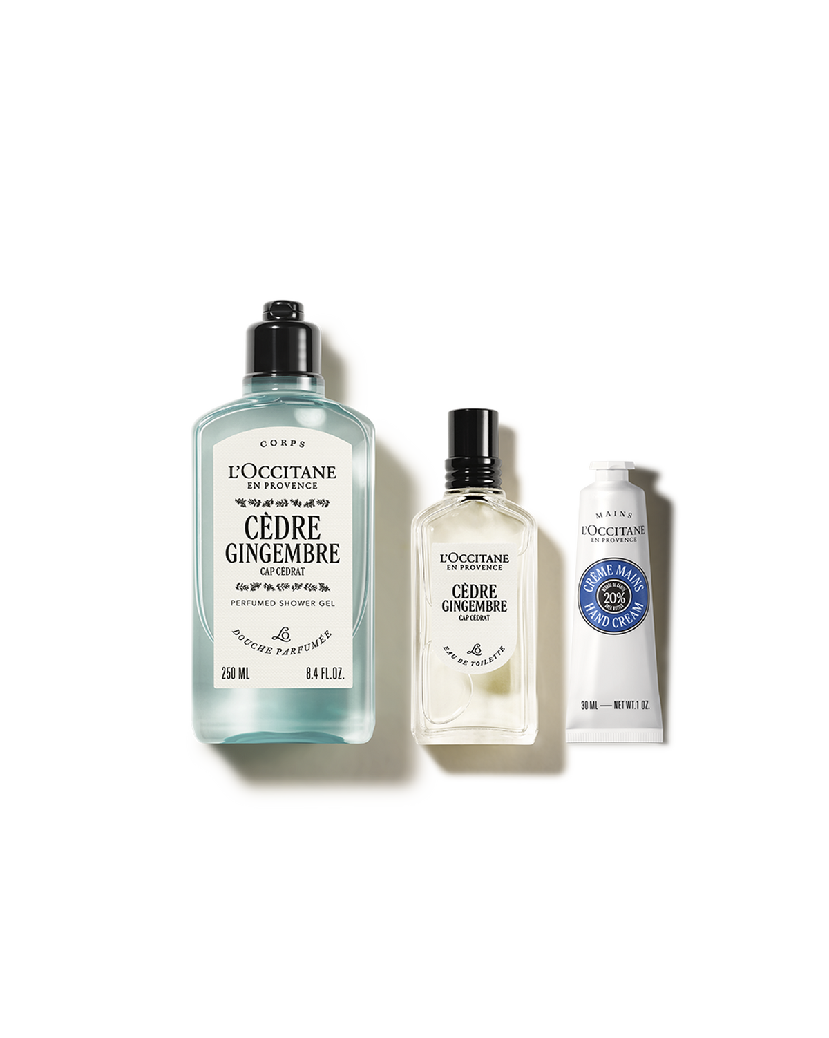 Coffret cadeau Parfum Cèdre Gingembre