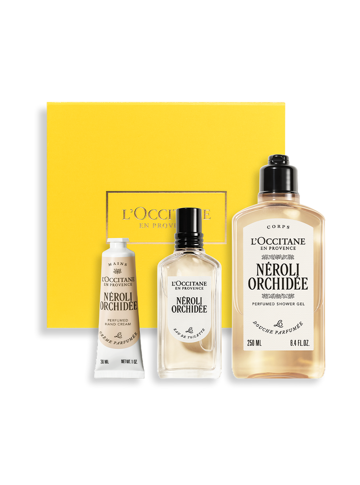Coffret cadeau Parfum Néroli Orchidée