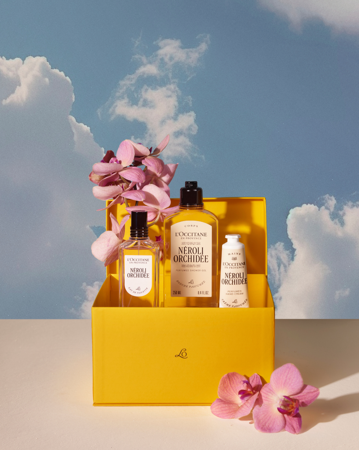 Coffret cadeau Parfum Néroli Orchidée