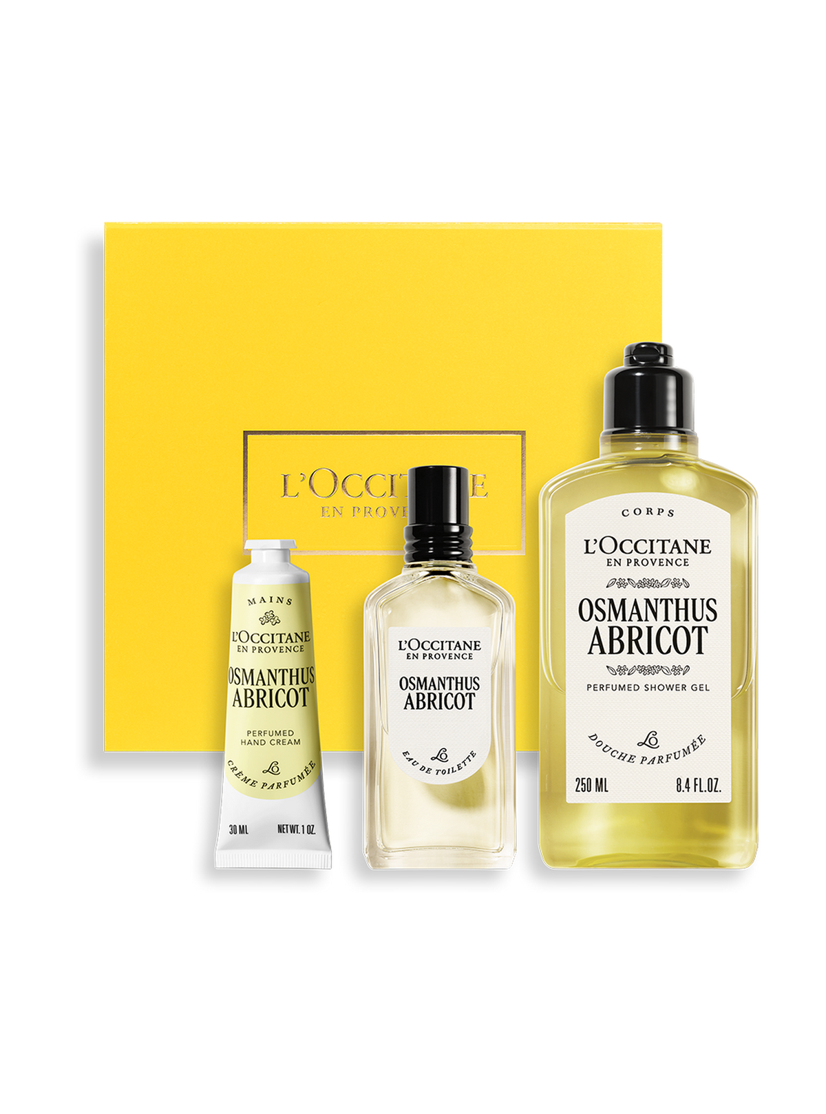 Coffret cadeau Parfum Osmanthus Abricot