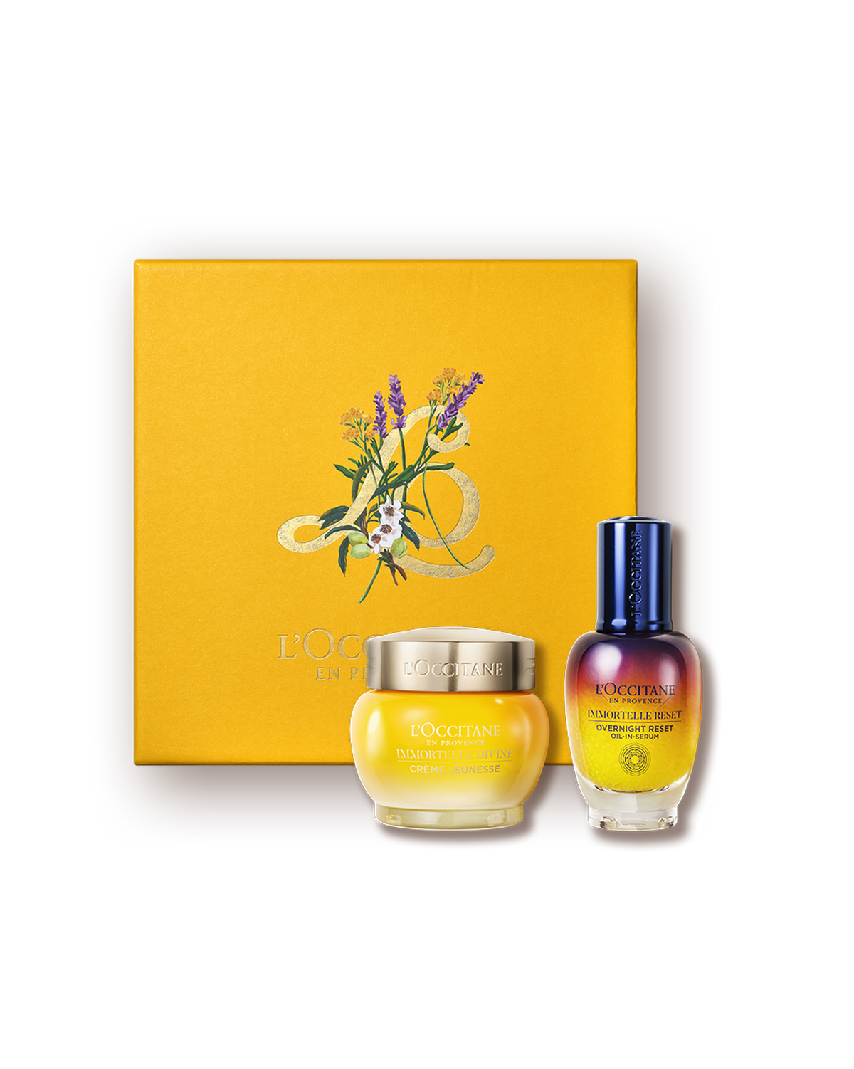 Coffret Cadeau Visage Immortelle Divine & Reset